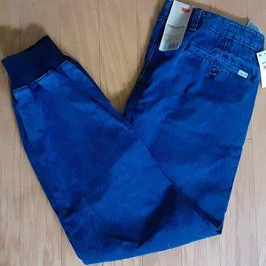 NEW LEVIS JOGGER CHINO PANTS  BLUE  36X32